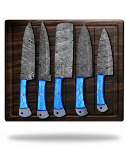 Handmade 5Pcs Best Chef Knife Set