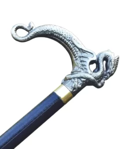 Handmade Big Dragon Handle Walking Stick (2)