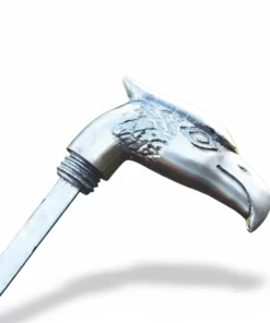 Handmade Eagle Face Handle Walking Stick (2)