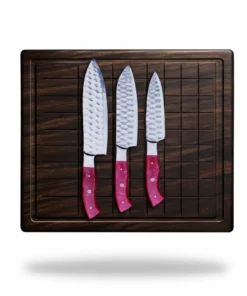 Handmade7 PCS Damascus Kitchen Knife Set (1)