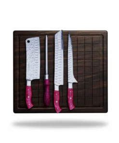 Handmade7 PCS Damascus Kitchen Knife Set (2)